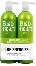 Tigi Bed Head Urban Antidotes Re-Energize Tweens Tuplapakkaus (750 ml) shampoo & hoitoaine